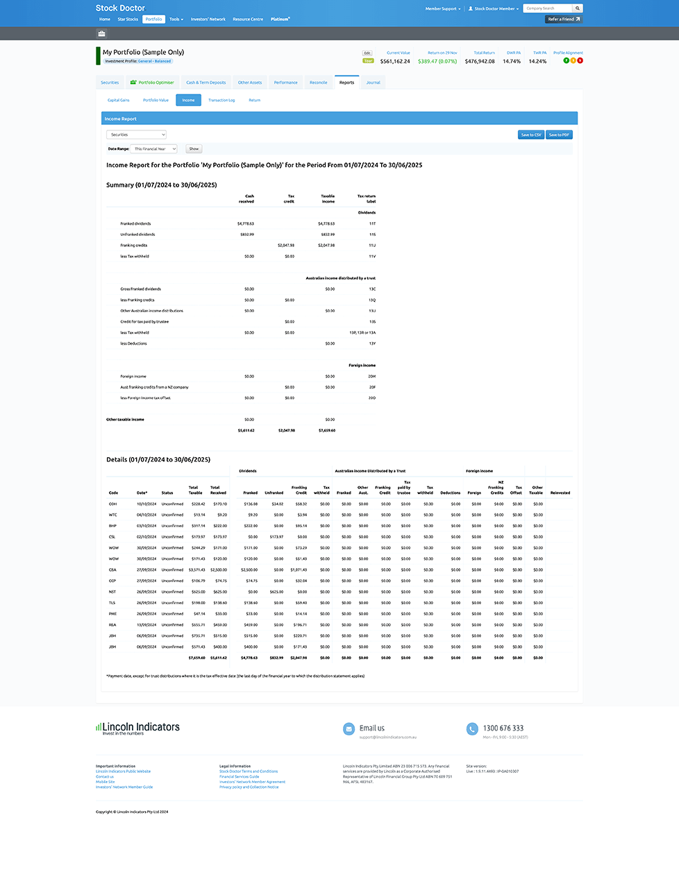Prepare Tax Reports